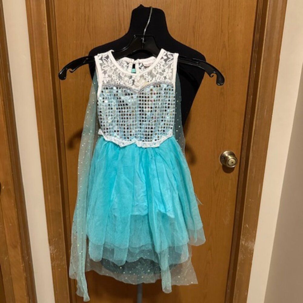 Elsa Frozen Inspired Dress  7368  Size 2 (100) NWT Boutique